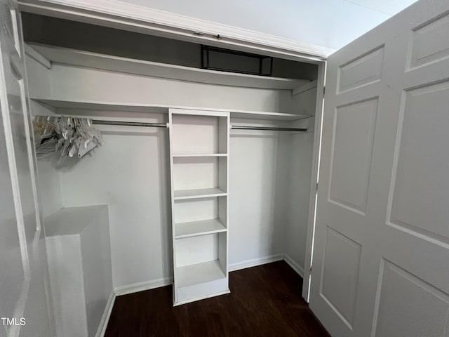 view of closet