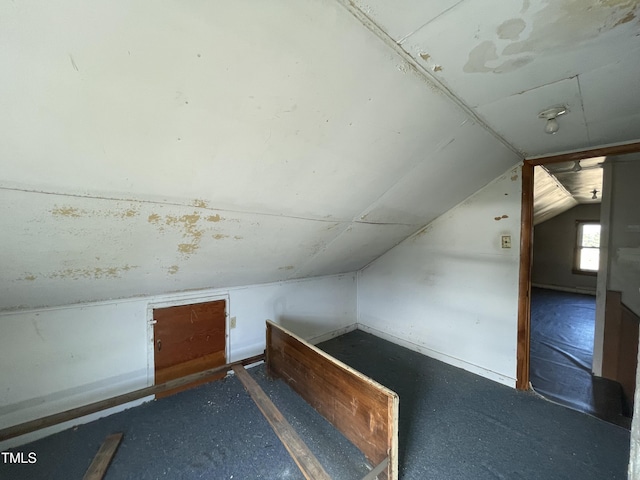 990 County Home Rd, Blanch, NC 27212 - bonus room featuring lofted ceiling