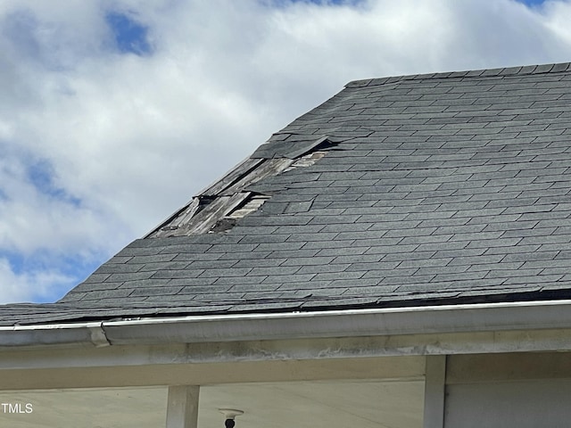 990 County Home Rd, Blanch, NC 27212 - exterior details with roof with shingles