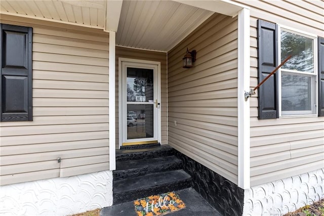 view of entrance to property