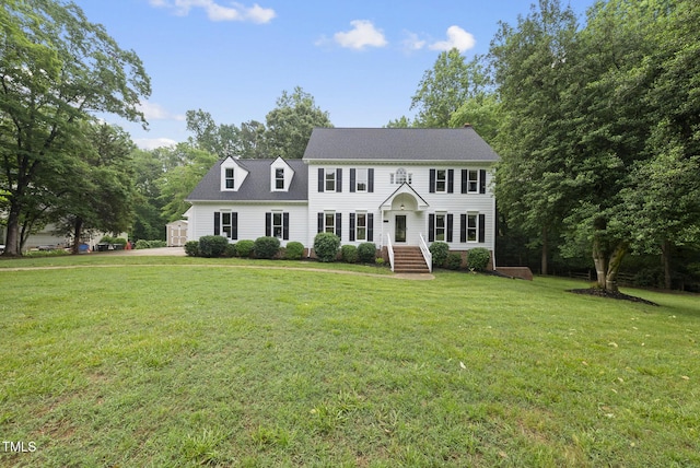 2705 Vestry Way, Raleigh, NC 27613 - colonial inspired home featuring a front yard