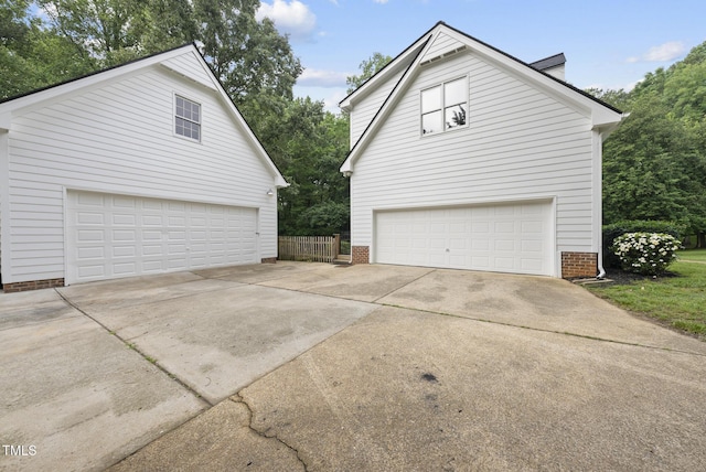 2705 Vestry Way, Raleigh, NC 27613 - garage featuring a detached garage
