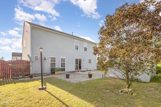 1009 Limeberry Ct, Clayton, NC 27520 - rear view of house featuring a gate, a yard, a patio area, and fence