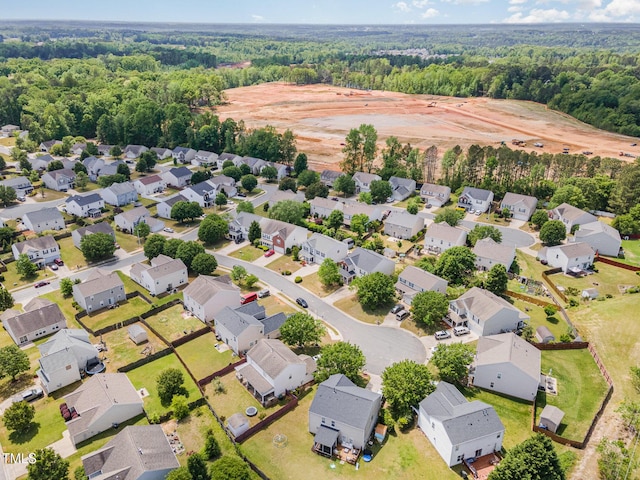 1009 Limeberry Ct, Clayton, NC 27520 - drone / aerial view with a view of trees and a residential view