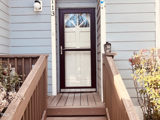 view of entrance to property