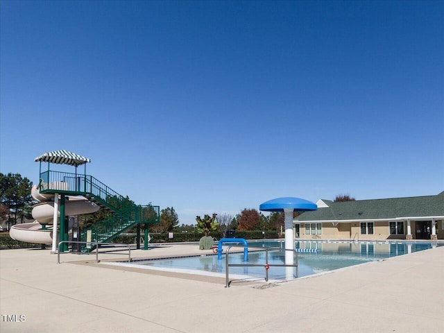 community pool featuring a patio