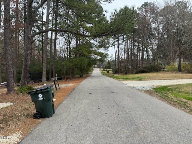 view of road