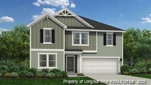 view of front of house with an attached garage, concrete driveway, and board and batten siding