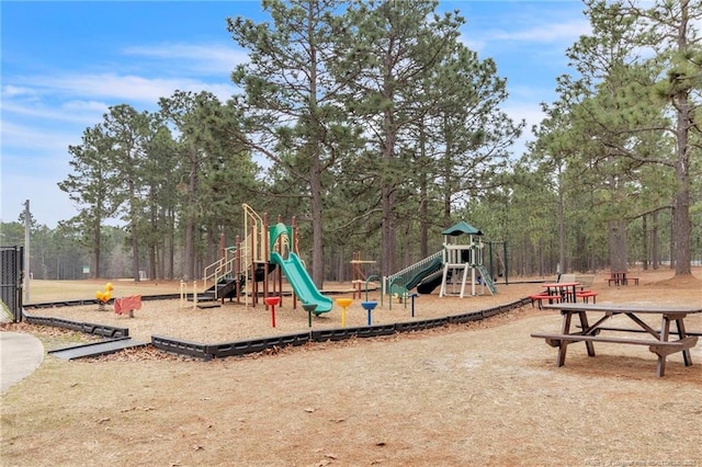 view of communal playground