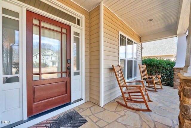 1624 Struble Cir, Willow Springs, NC 27592 - entrance to property with covered porch