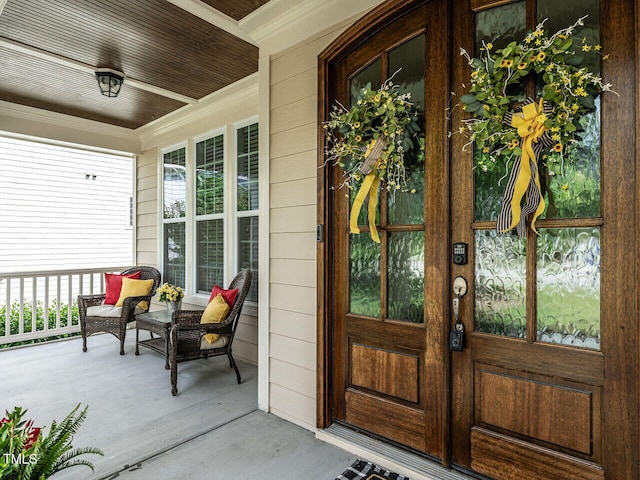 730 Toms Creek Rd, Cary, NC 27519 - property entrance with a porch