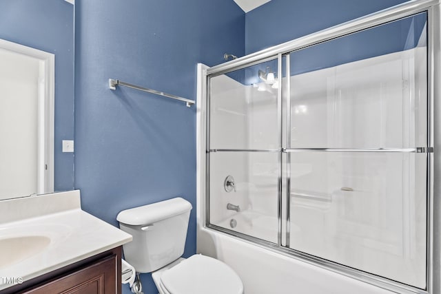 69 Florence Dr, Clayton, NC 27527 - bathroom with toilet, enclosed tub / shower combo, and vanity
