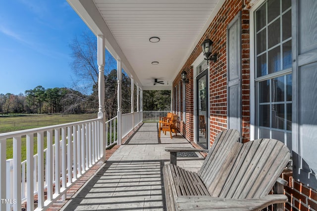 view of patio / terrace featuring a porch