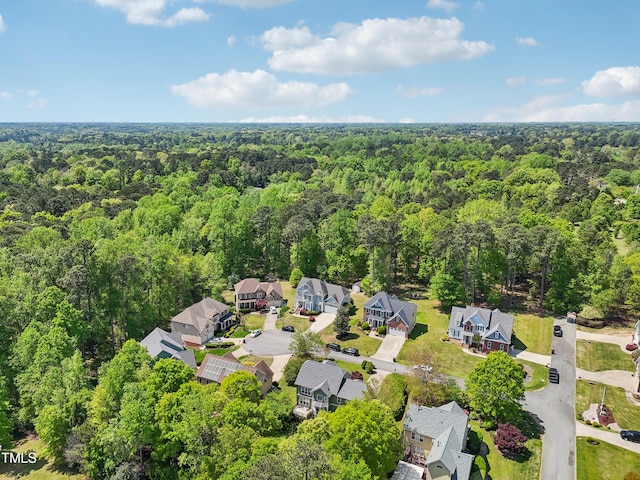 5708 Butter Churn Way, Fuquay Varina, NC 27526 - view of property location featuring a forest and nearby suburban area