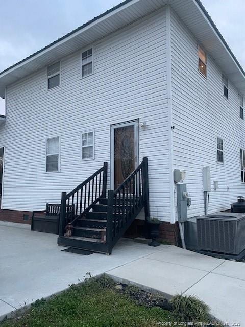 41 Lenor Dr, Lumberton, NC 28360 - back of house featuring central AC