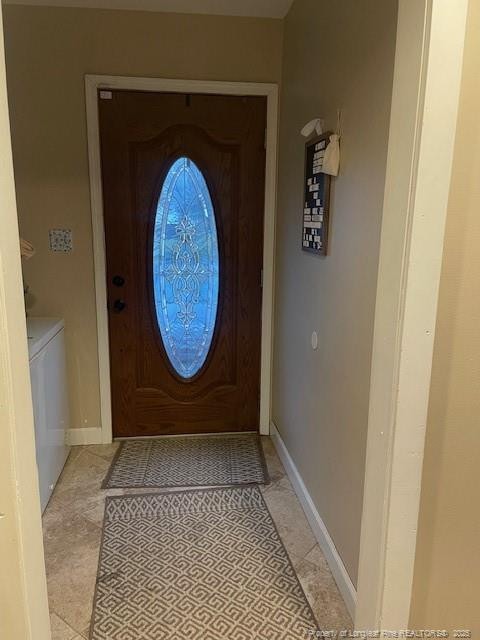 41 Lenor Dr, Lumberton, NC 28360 - entryway with baseboards