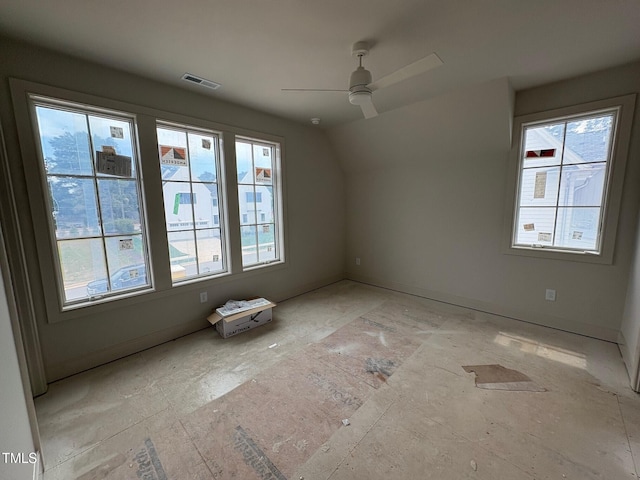 3405 Makers Cir, Raleigh, NC 27612 - empty room featuring a ceiling fan
