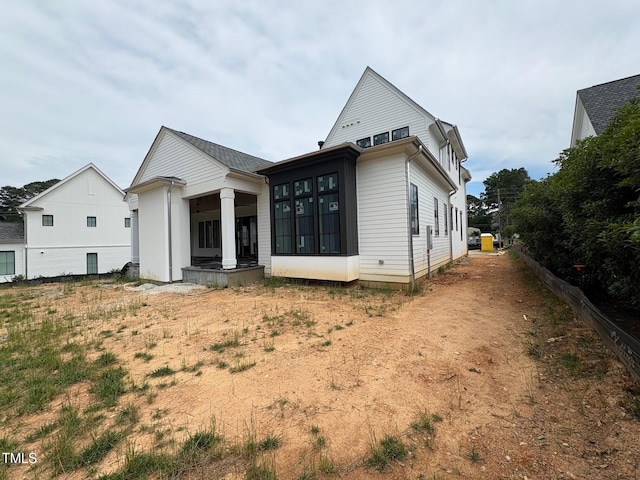 3405 Makers Cir, Raleigh, NC 27612 - view of rear view of house