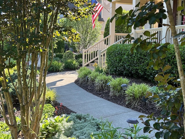 view of home's community with stairway