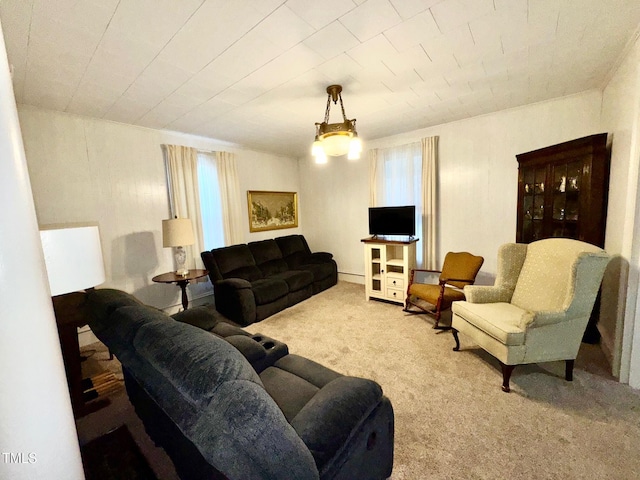 4715 Jacksontown Rd, Manson, NC 27553 - living area featuring carpet flooring and plenty of natural light