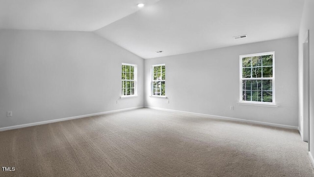 1005 Ocean Ct, Carthage, NC 28327 - empty room featuring lofted ceiling and carpet