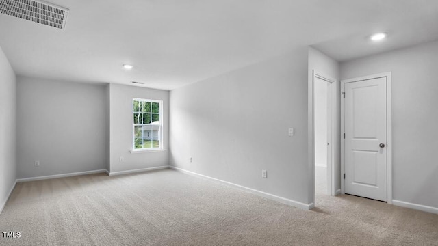 1005 Ocean Ct, Carthage, NC 28327 - spare room with carpet and recessed lighting