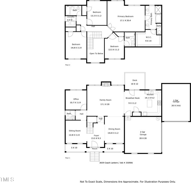 3659 Coach Lantern Ave, Wake Forest, NC 27587 - plan