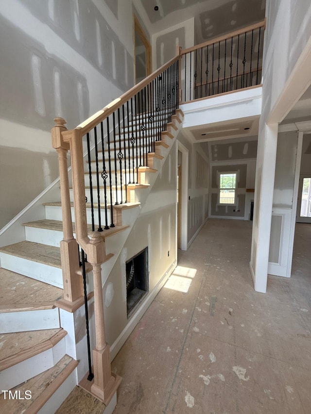 view of stairway