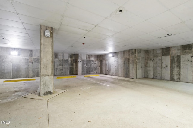 340 Allister Dr Unit 201, Raleigh, NC 27609 - unfinished basement with a drop ceiling