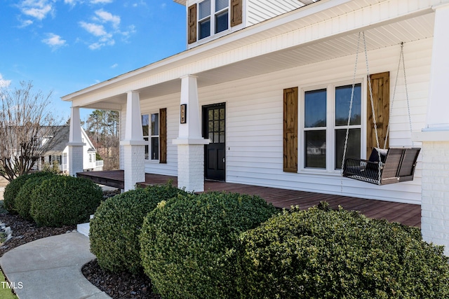 118 Riverwood Dr, Fuquay Varina, NC 27526 - entrance to property featuring a porch