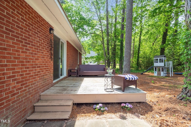 view of deck