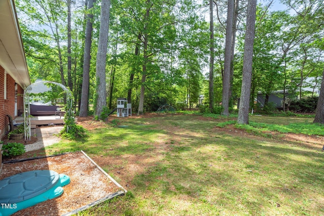 view of yard