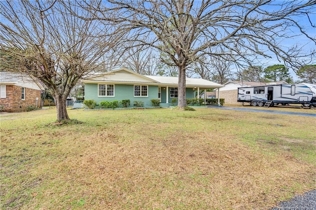 1772 Inverness Dr, Fayetteville, NC 28304 - ranch-style house with a front yard