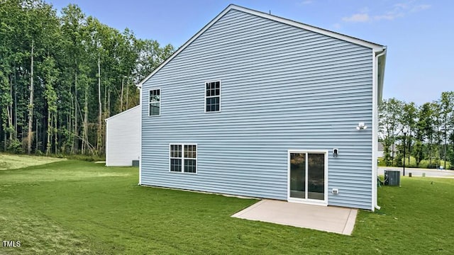 1014 Ocean Ct, Carthage, NC 28327 - rear view of house with a yard and a patio