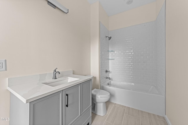 612 Lakeview Dr, Raleigh, NC 27603 - full bath with toilet, vanity, and bathtub / shower combination