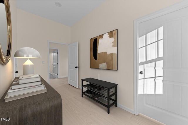 612 Lakeview Dr, Raleigh, NC 27603 - hall featuring light wood-style floors and baseboards