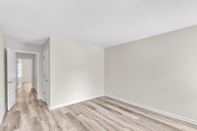 11035 Southwalk Ln, Raleigh, NC 27614 - unfurnished room featuring light wood-type flooring and baseboards