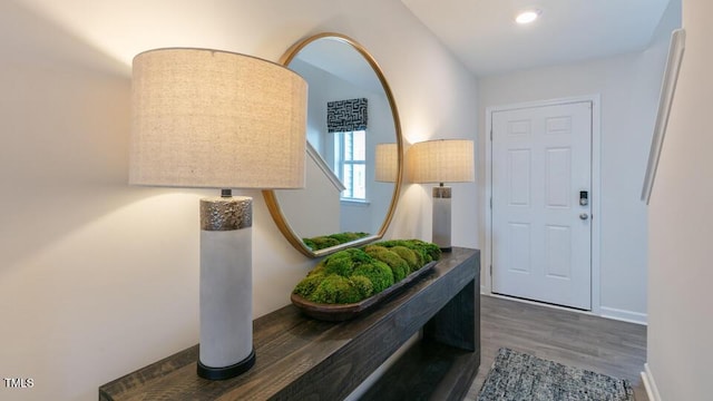 140 Holton St, Smithfield, NC 27577 - entrance foyer with wood finished floors