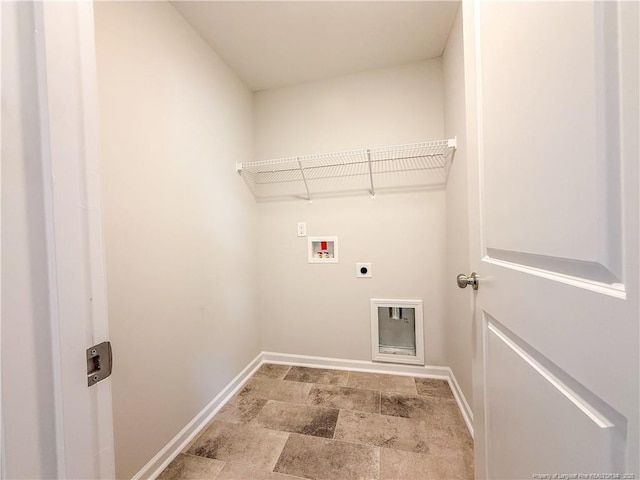 2224 Roadster Pony Rd, Hope Mills, NC 28348 - laundry area featuring hookup for an electric dryer, hookup for a washing machine, and stone finish floors
