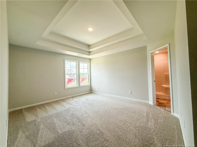 2224 Roadster Pony Rd, Hope Mills, NC 28348 - spare room with carpet flooring and a tray ceiling