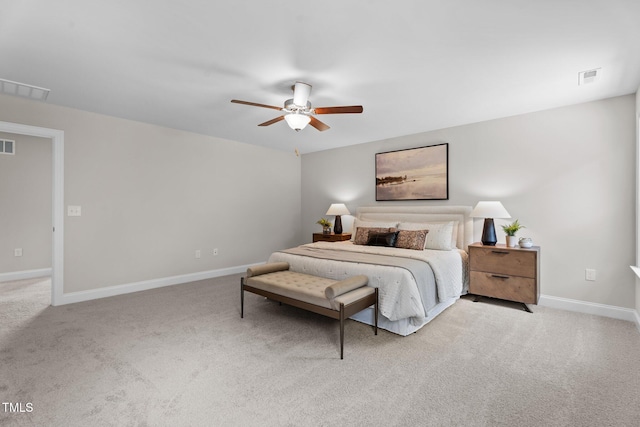 20 Diamond Creek Dr, Zebulon, NC 27597 - bedroom with carpet flooring and ceiling fan