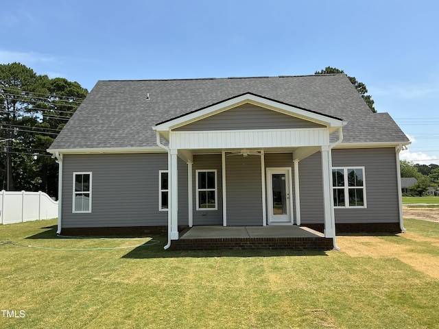 1039 N Lincoln St, Benson, NC 27504 - rear view of property with roof with shingles