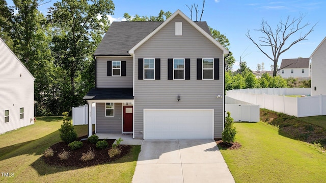 1028 Gallivant Way, Wake Forest, NC 27587 - traditional home featuring concrete driveway, a garage, and roof with shingles