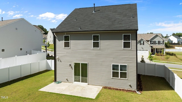 1028 Gallivant Way, Wake Forest, NC 27587 - back of house with a patio and a residential view