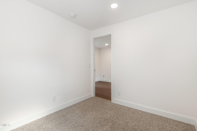 464 Longfellow St, Fuquay Varina, NC 27526 - spare room with carpet floors, recessed lighting, baseboards, and a smoke detector