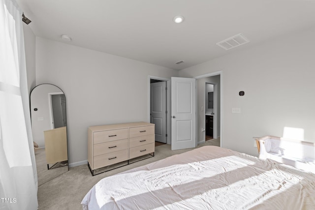 1558 Indigo Creek Dr, Zebulon, NC 27597 - bedroom with light carpet and visible vents