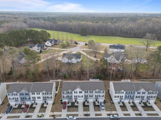 1558 Indigo Creek Dr, Zebulon, NC 27597 - aerial view with a view of trees and a residential view