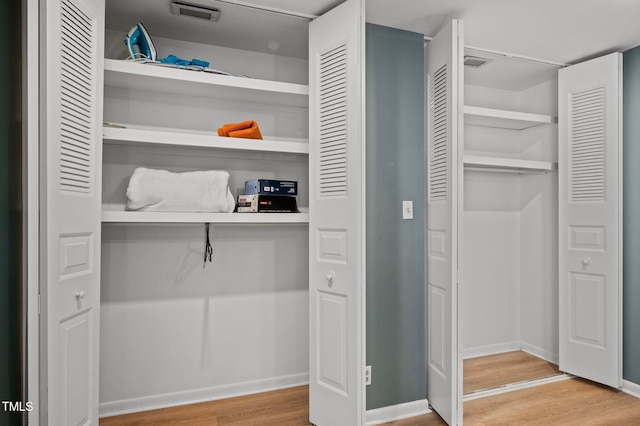 closet with visible vents