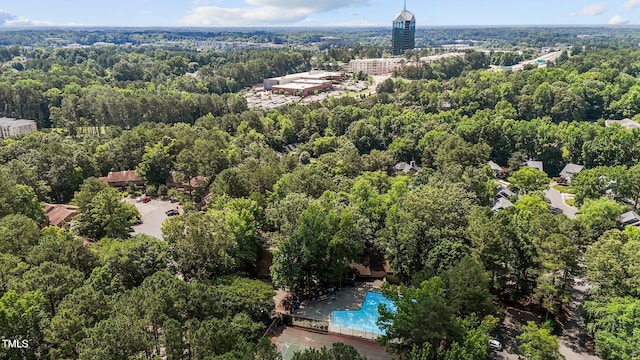 3080 Colony Rd Unit A, Durham, NC 27705 - drone / aerial view of a pool and a forest
