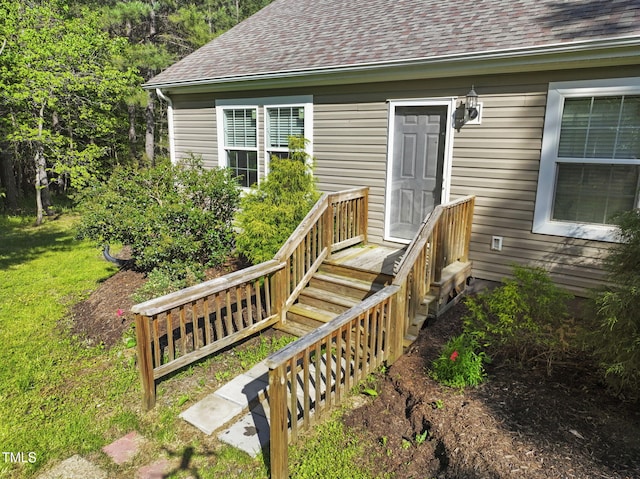 234 Rolling Hills Rd, Skipwith, VA 23968 - wooden deck with a yard